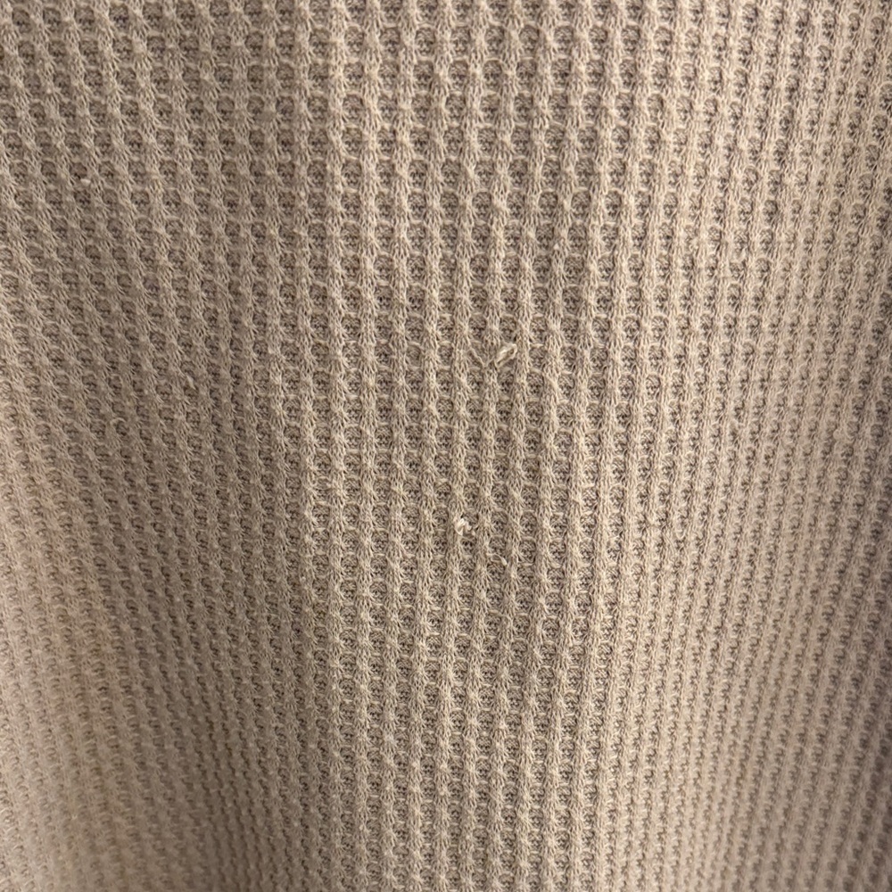 Exqule Beige Waffle Knit Sweater - Picture 3 of 4